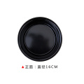 Haonai mamufactured 5.5 inch pet feeder pet dish black pet bowl